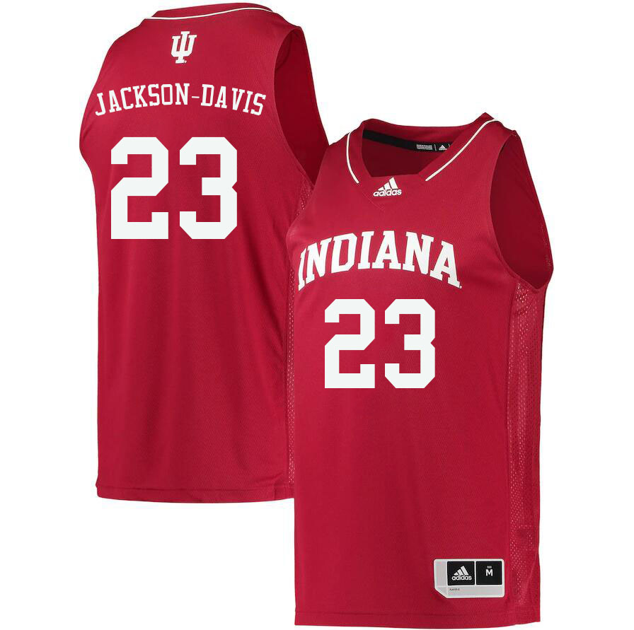 Men #23 Trayce Jackson-Davis Indiana Hoosiers College Basketball Jerseys Sale-Crimson - Click Image to Close